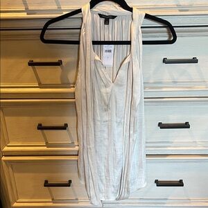 Banana Republic Cream Sleeveless Top